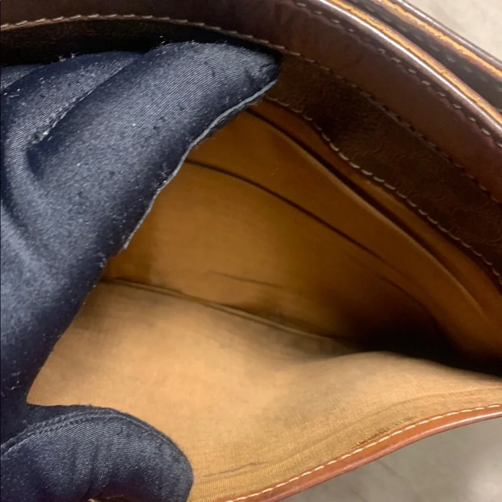 Luxurious Celine Brown Messenger oversized Macadam Pouch